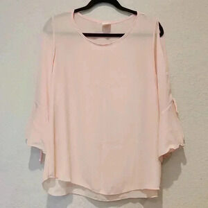 Blouse 3/4 Sleeve Pink